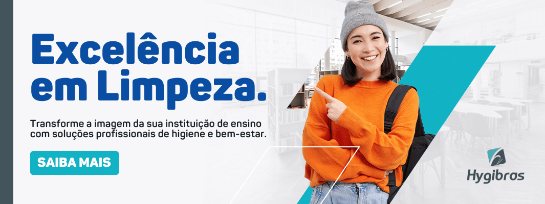 Limpeza em Ambientes de Ensino Desktop da Hygibras