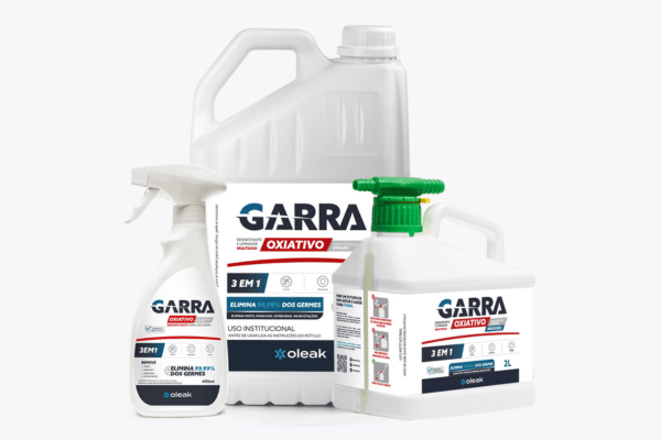 Poderoso desinfetante e limpador geral multiuso, que limpa, desinfeta e alveja
