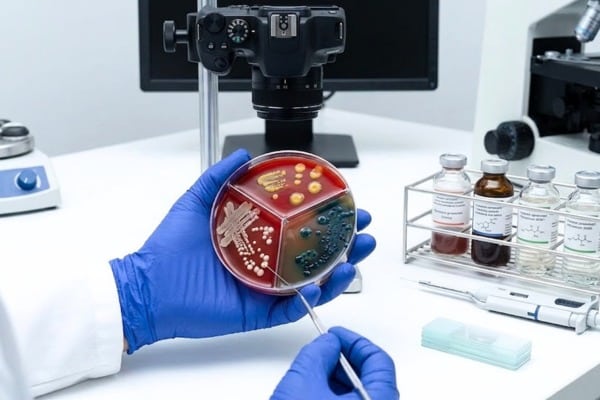 Bactéria Staphylococcus aureus